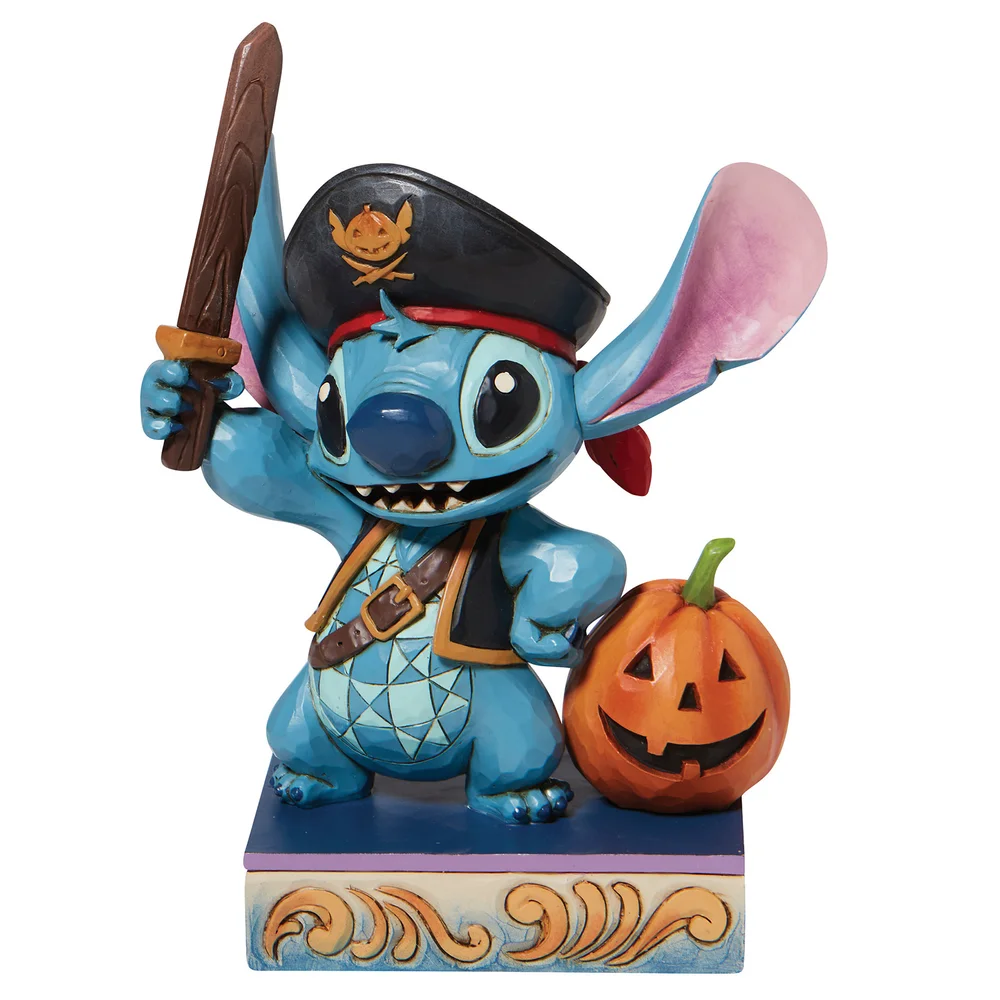 Disney Traditions Stitch As A Pirate Figurine Image 1