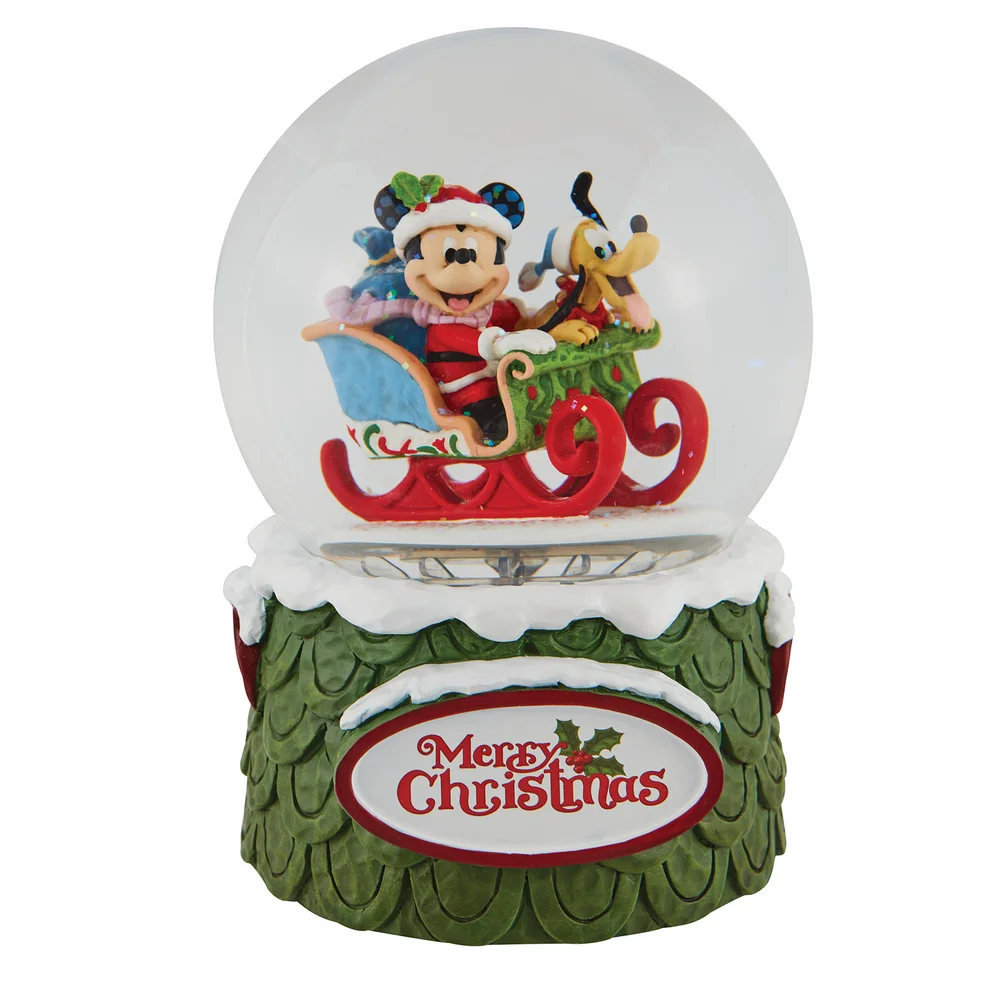 Disney Traditions Mickey & Minnie Waterball Image 1