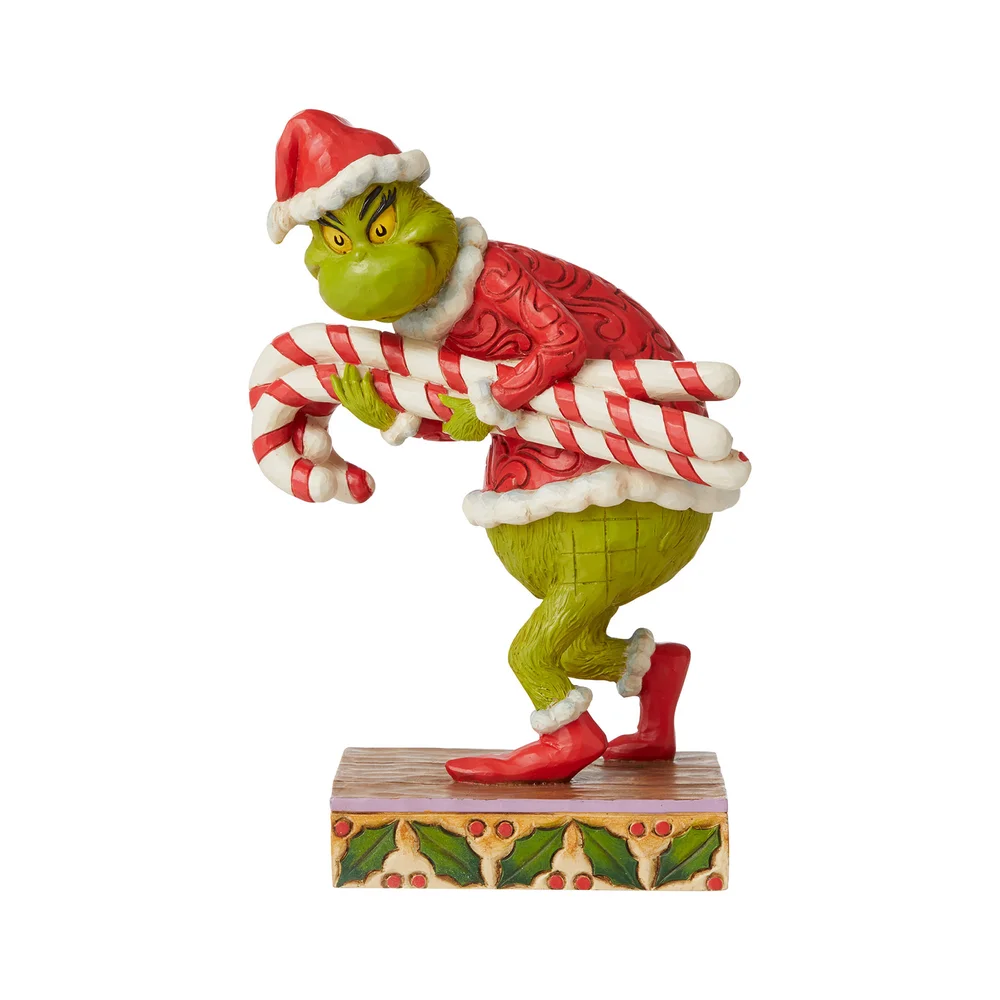 The Grinch By Jim Shore Grinch Stealing Candy Canes Image 1