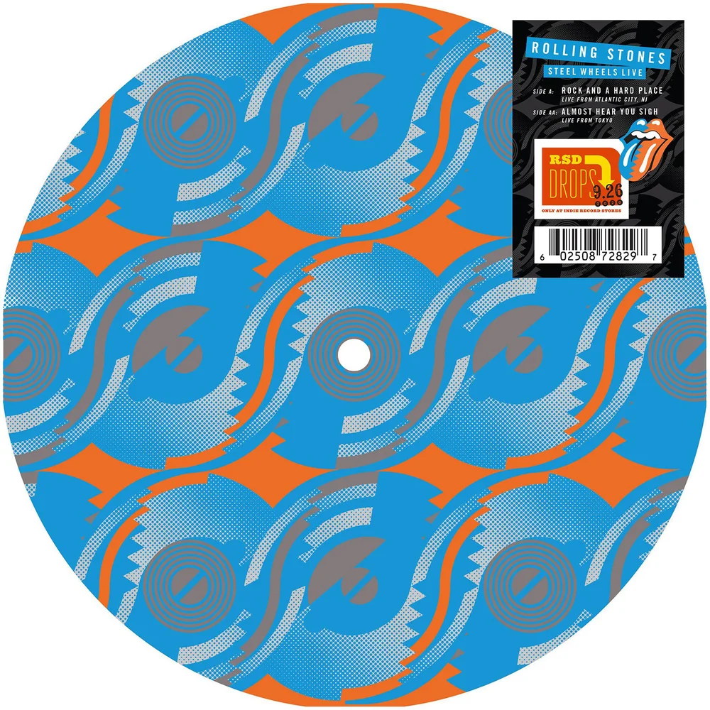 The Rolling Stones - Steel Wheels Live (Live From Atlantic City NJ 1989) - RSD2020 10" Image 1