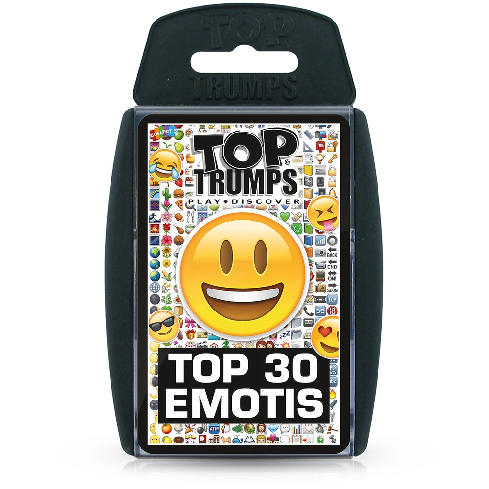 Top Trumps Card Game - Emotis Top 30 Edition Image 1