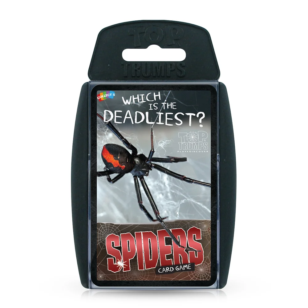 Top Trumps Card Game - Spiders Edition Image 1