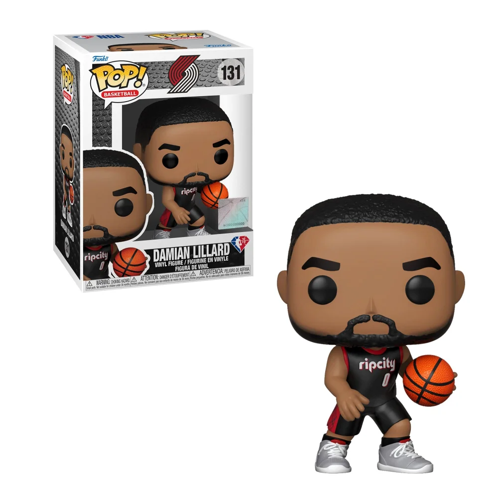 NBA Portland Trail Blazers Damian Lillard Funko Pop Vinyl Image 1
