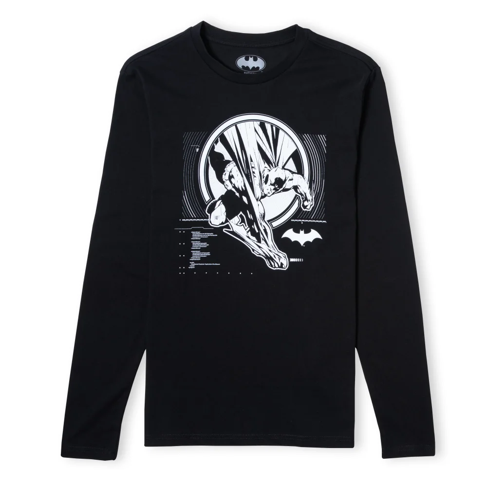 Batman Action Unisex Long Sleeve T-Shirt - Black - XS Image 1