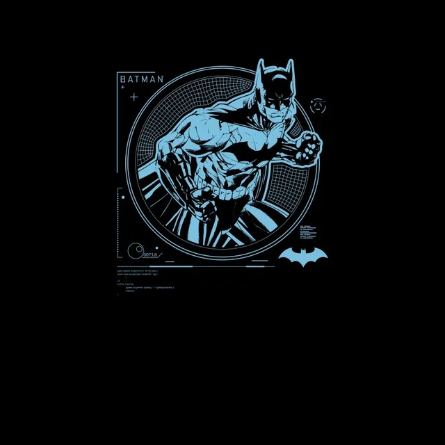 Batman Target Screen Unisex T-Shirt - Black