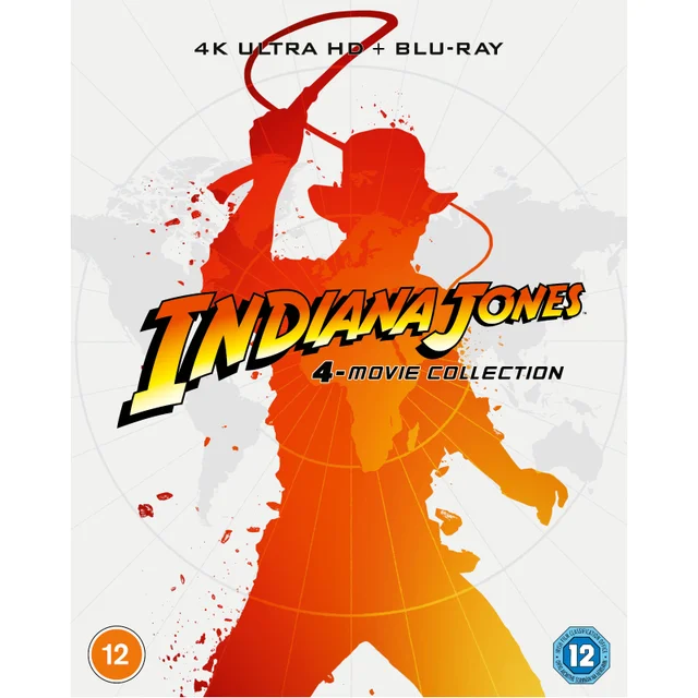 Indiana Jones: Zavvi Exclusive 4-Movie Collection 4K Ultra HD & Blu-Ray Steelbook (9 Disc Version)