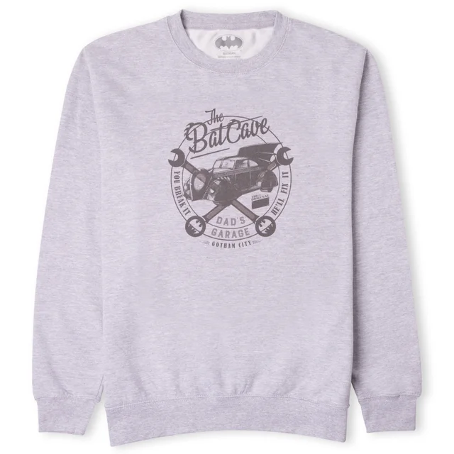 DC Batman The Bat Cave Sweatshirt - Grey