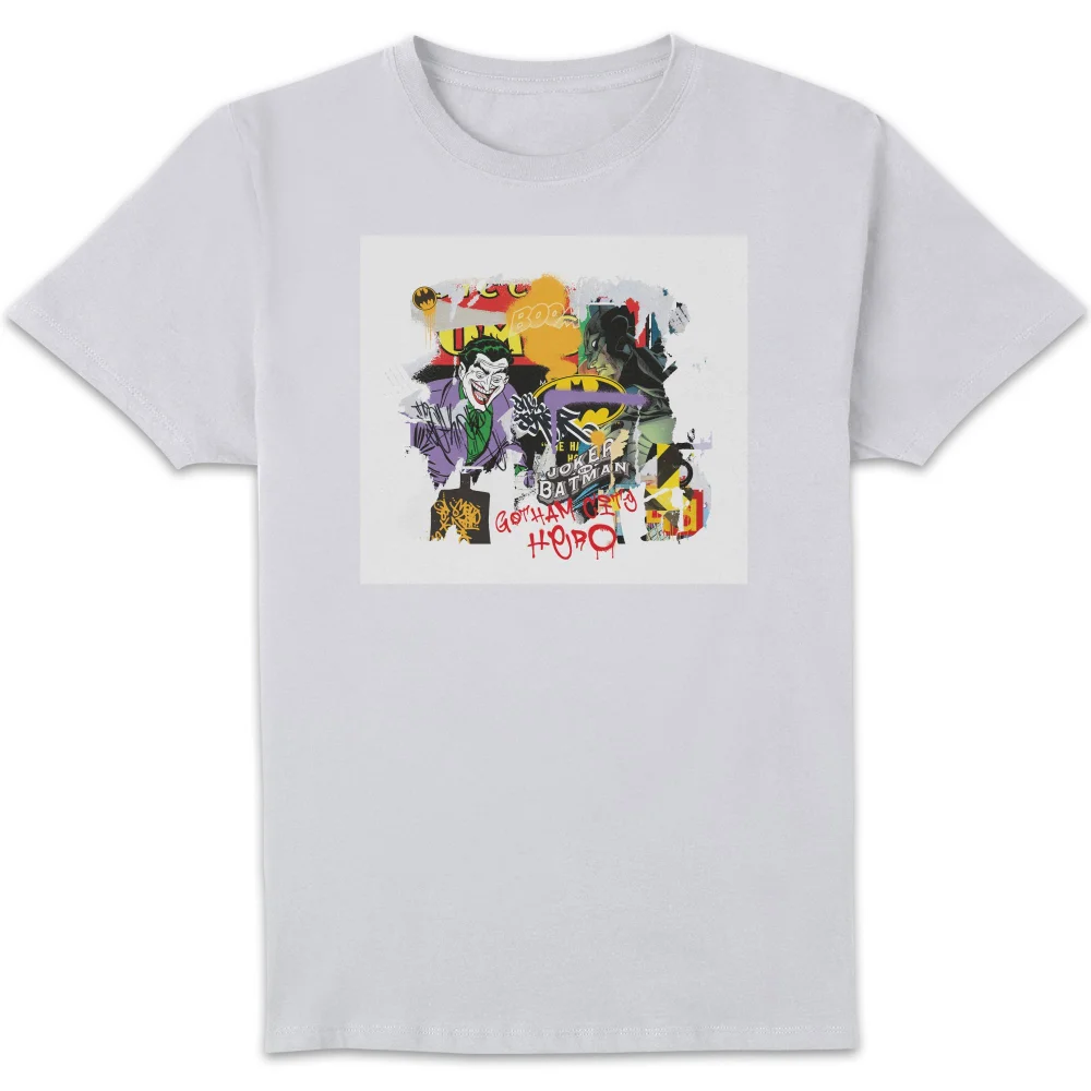DC Batman Collage Men's T-Shirt - White - S Image 1