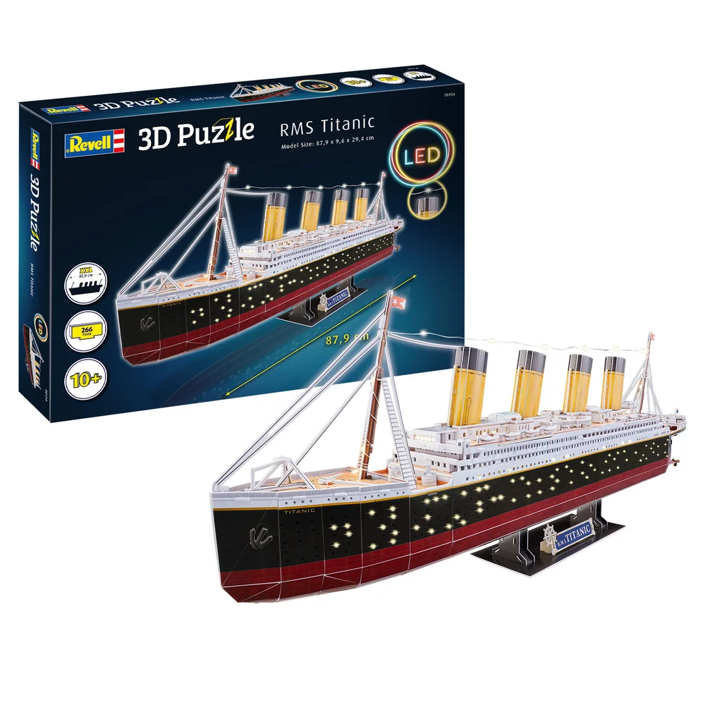 RMS Titanic - LED Edition 3D Puzzle Image 1