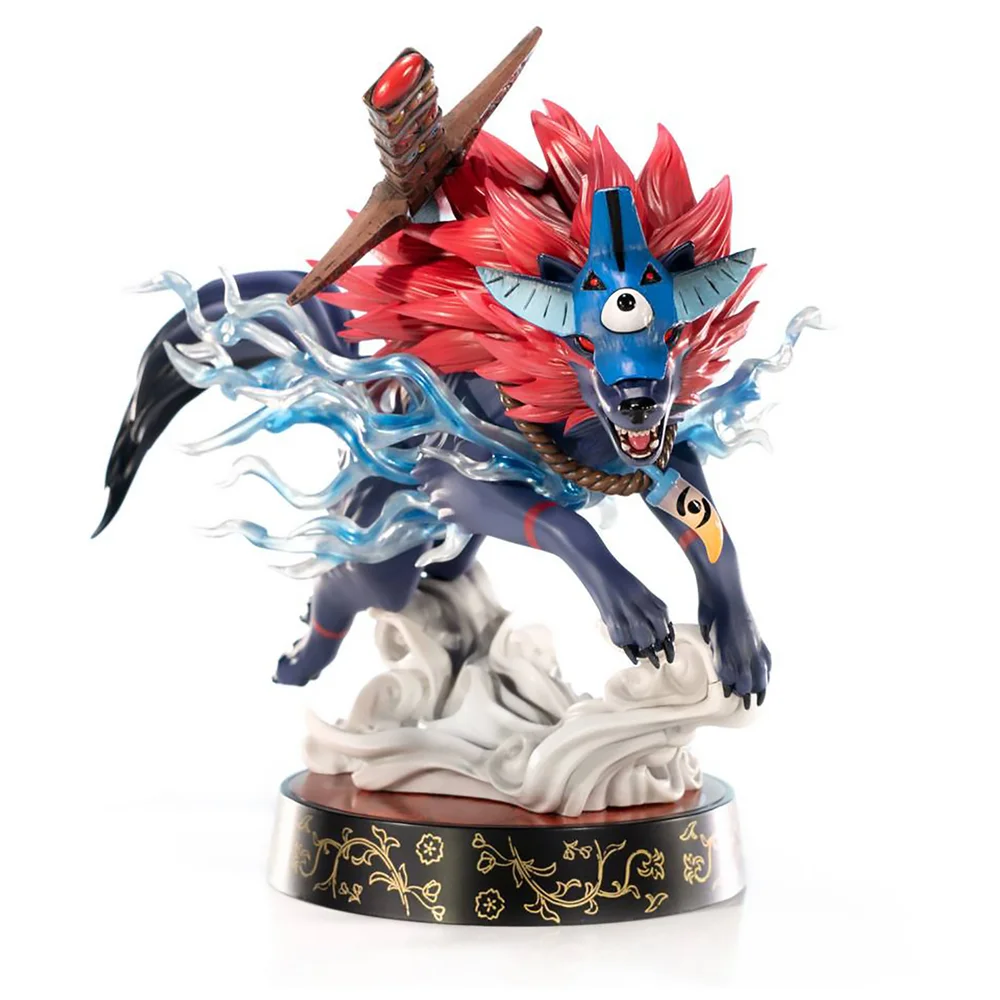 First 4 Figures Okami Oki Wolf Form PVC Statue (22cm) Image 1