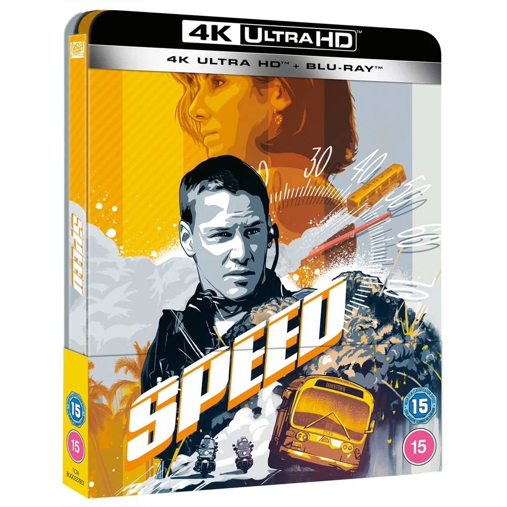 Speed - Zavvi Exclusive 4K Ultra HD Steelbook (Includes Blu-ray) Image 1