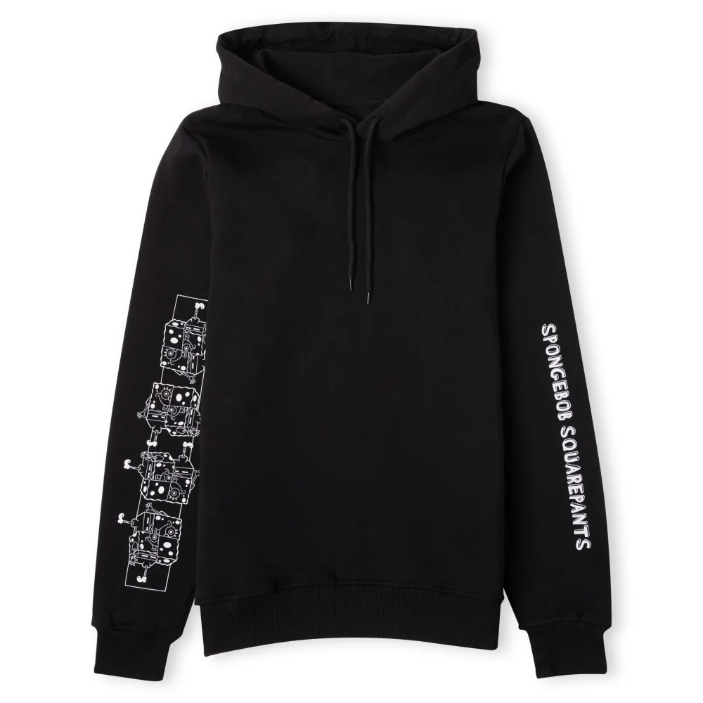 Spongebob Squarepants Stacking Block Bob Unisex Hoodie - Black - S Image 1