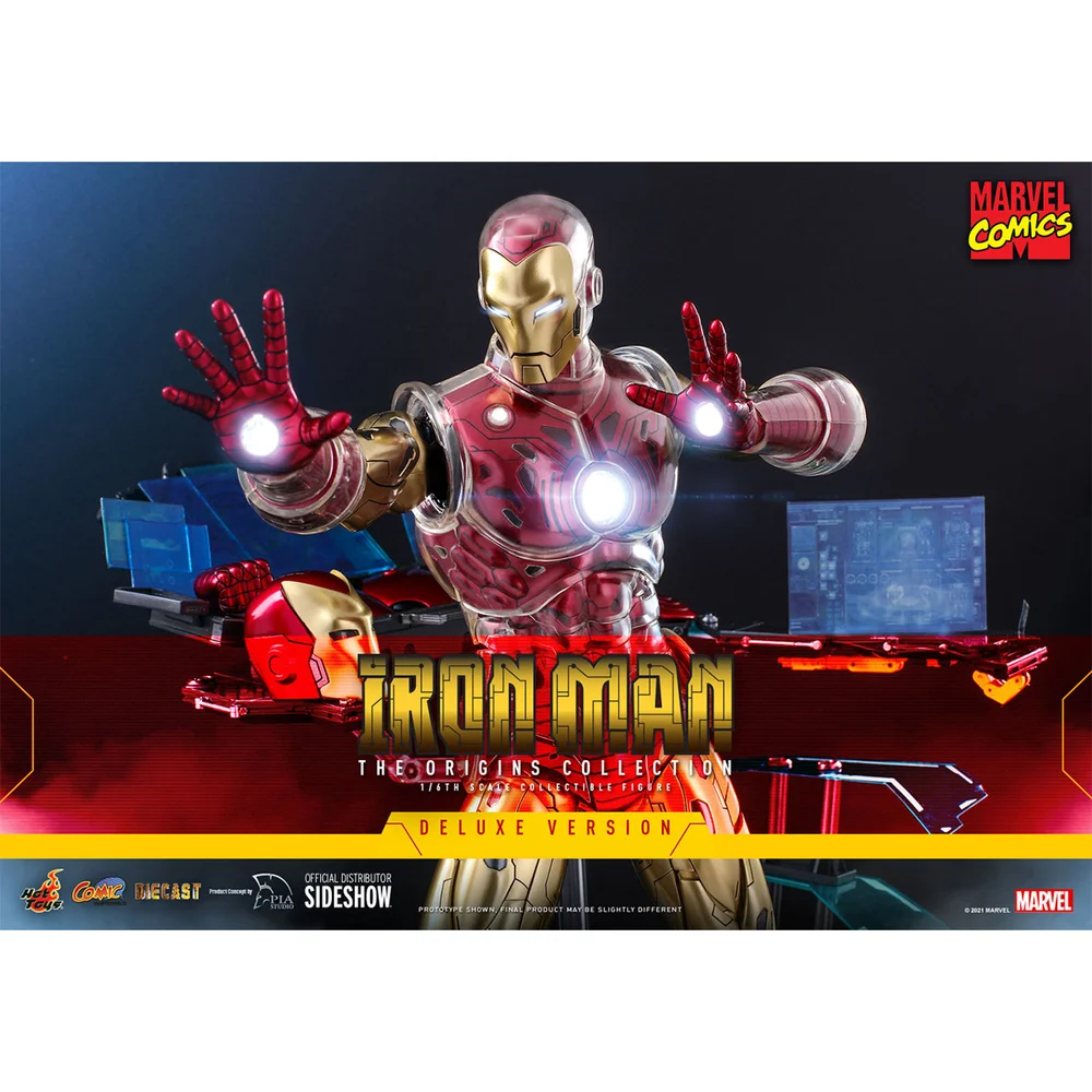 Hot Toys Marvel Iron Man 1:6 Scale Deluxe The Origins Collection Image 1
