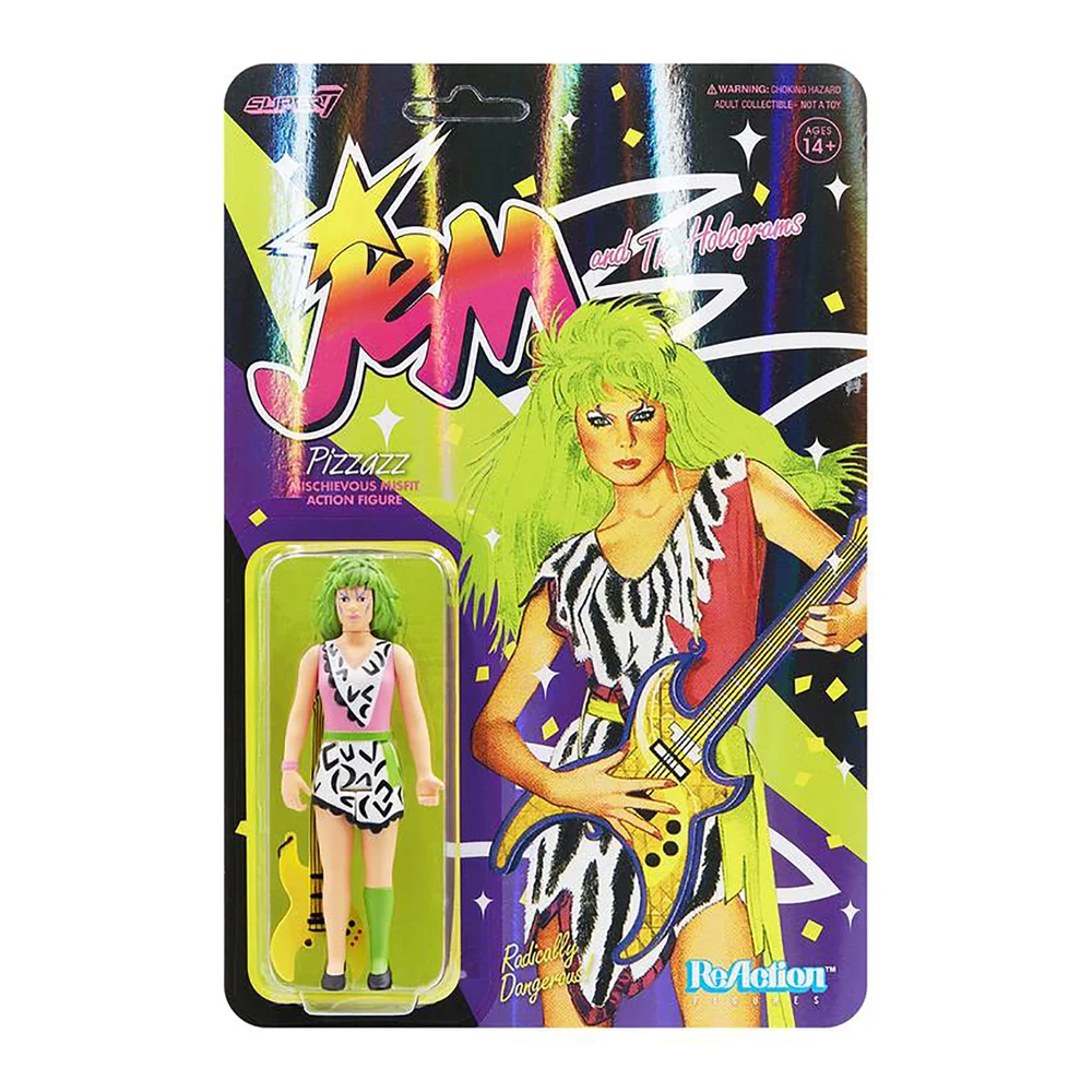 Super7 Jem And The Holograms ReAction Figure - Pizzazz Image 1