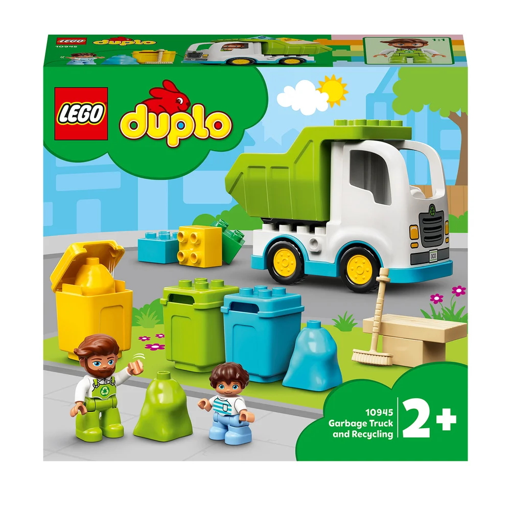 LEGO DUPLO Town Garbage Truck and Recycling Toy for Toddlers (10945) Image 1