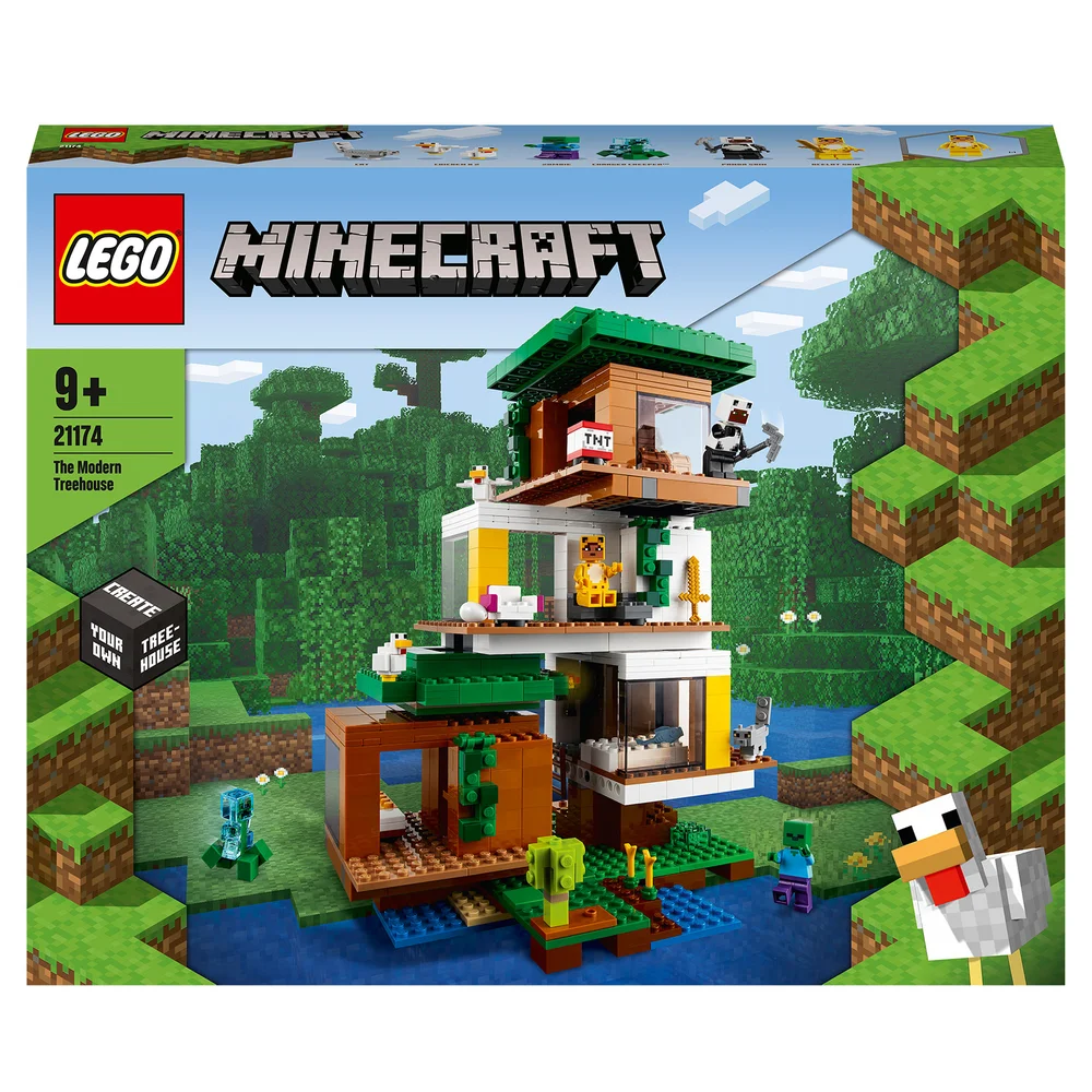 LEGO Minecraft: The Modern Treehouse Toy with Figures (21174) Image 1