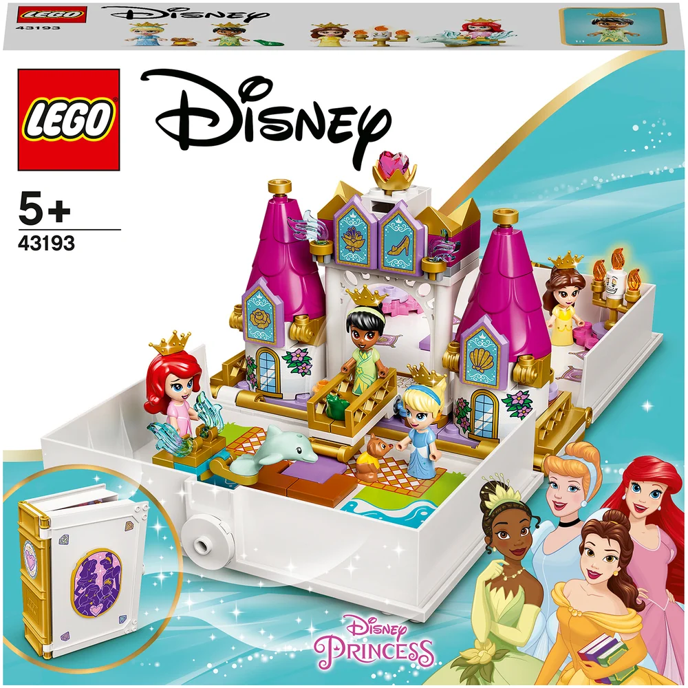LEGO Disney Ariel, Belle, Cinderella and Tiana’s Storybook Adventures (43193) Image 1