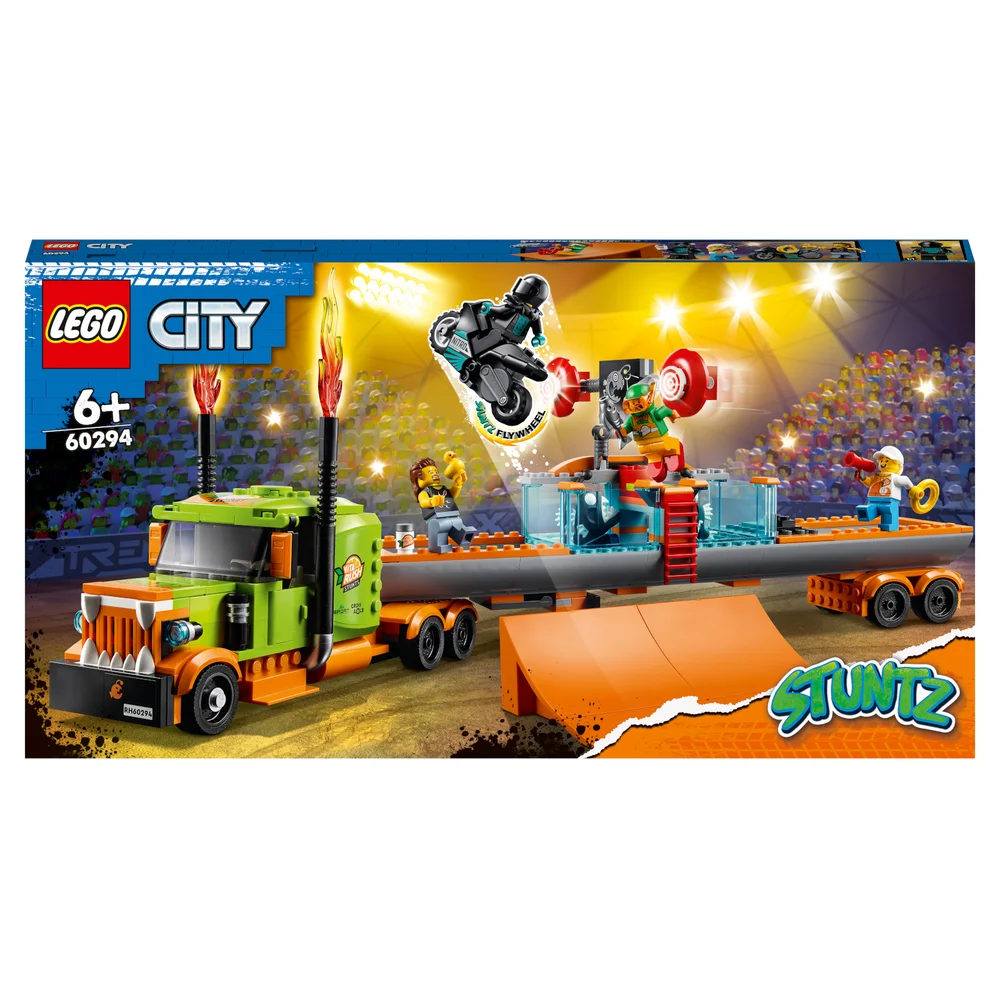 LEGO City: Stuntz Stunt Show Truck & Motorbike Toy Set (60294) Image 1