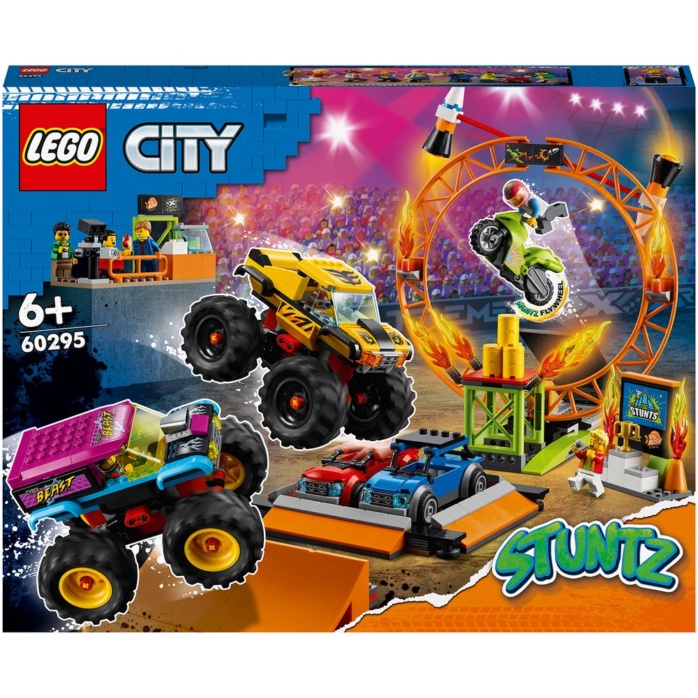 LEGO City: Stuntz Stunt Show Arena & Monster Truck Toys (60295) Image 1