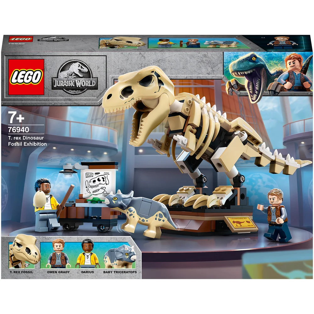 LEGO Jurassic World: T. rex Dinosaur Fossil Toy Set (76940) Image 1