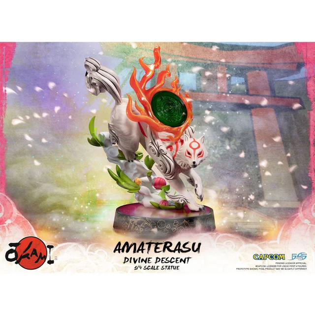 First 4 Figures Okami Amaterasu Divine Descent 1/4 Scale Resin Statue (44cm)