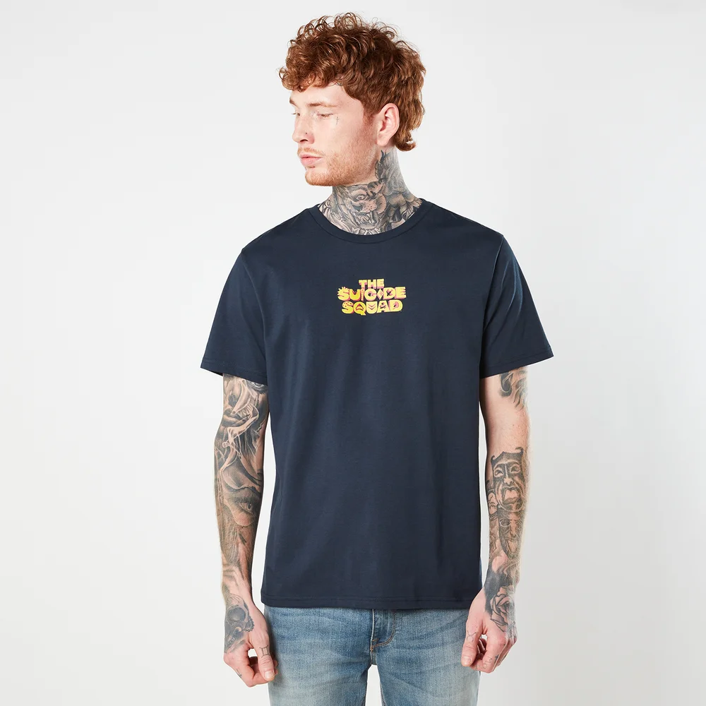Suicide Squad Character Grid Unisex T-Shirt - Navy - S Image 1
