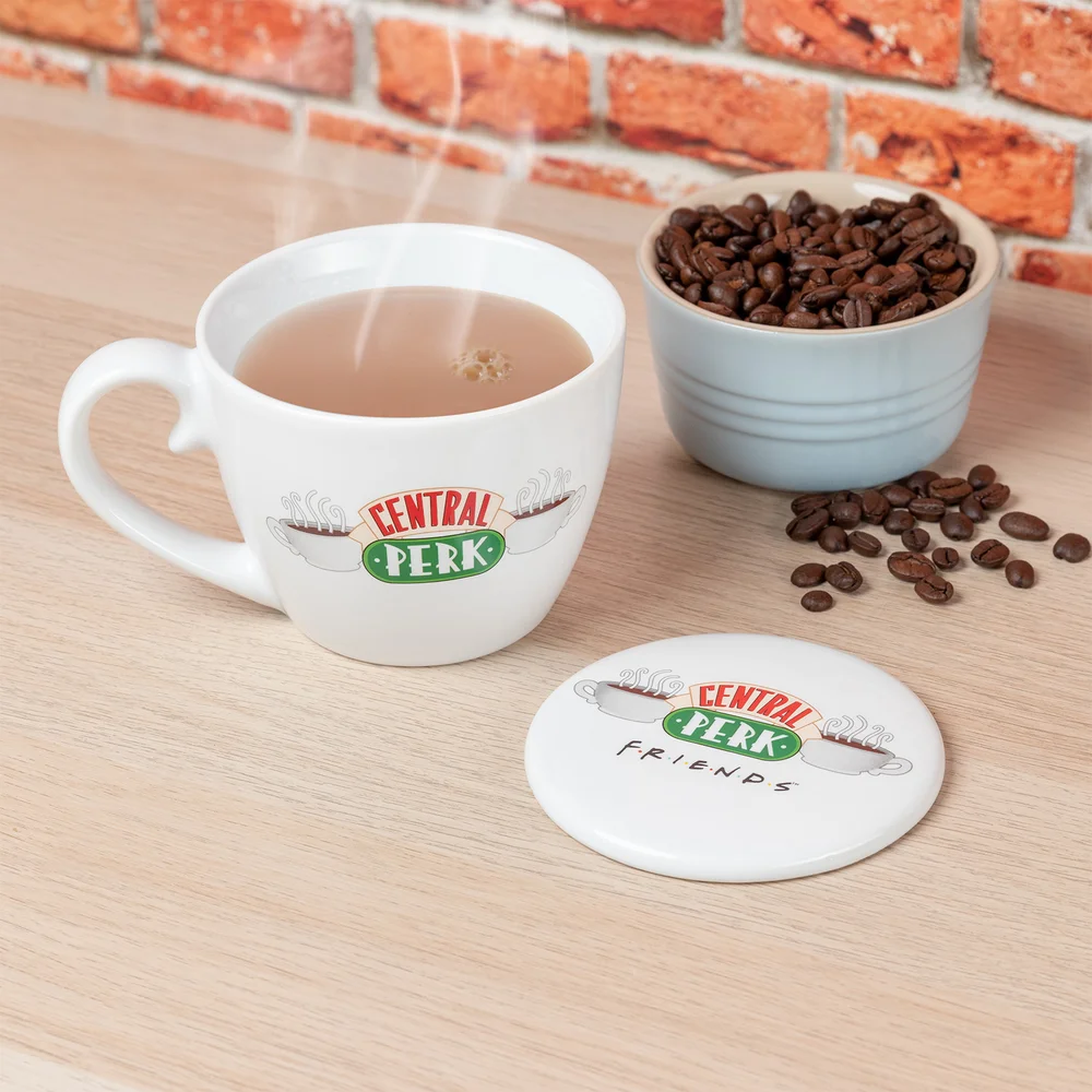 Friends Central Perk Mug and Coaster Set Image 1