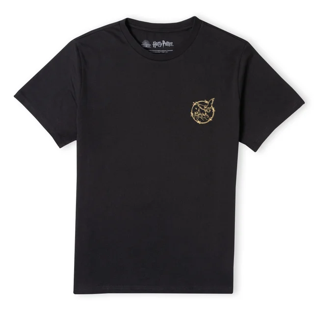 Harry Potter Metallic Pocket Print Women's T-Shirt - Black