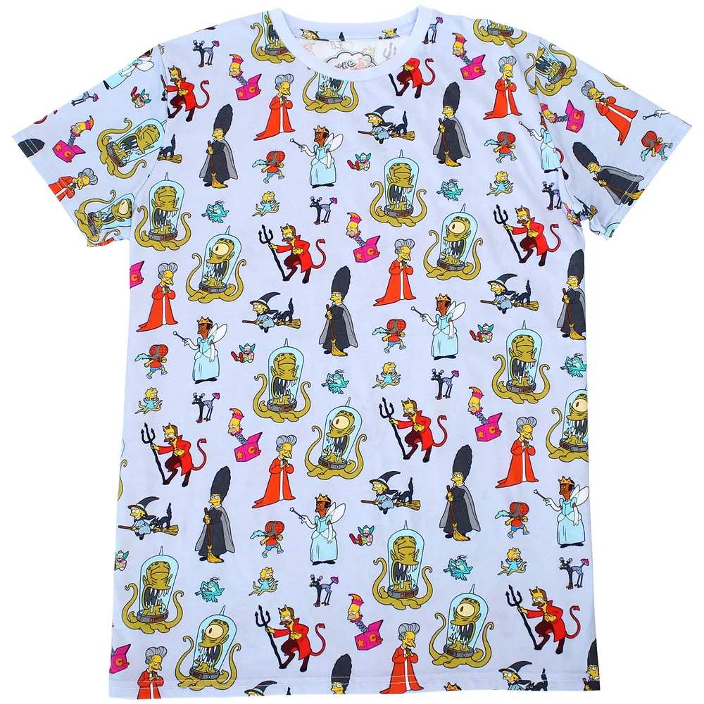 Cakeworthy x The Simpsons - Treehouse Of Horror- AOP T-Shirt - M Image 1