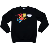 Cakeworthy x The Simpsons - Bart Simpson Devil Crewneck Sweatshirt - undefined undefined