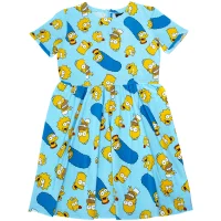Cakeworthy x The Simpsons - Simpsons Family Toss Print Dress - undefined undefined
