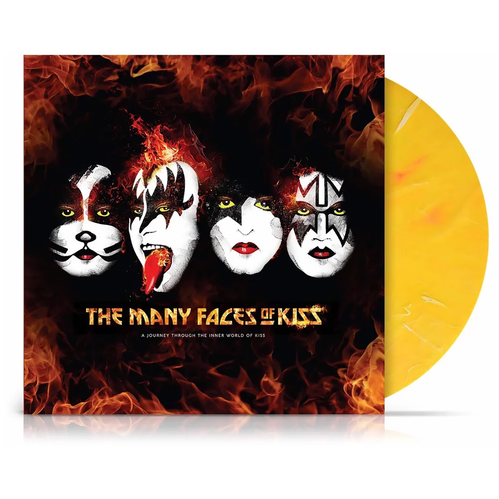 The Many Faces Of Kiss (Limited Yellow Splatter Vinyl) Image 1
