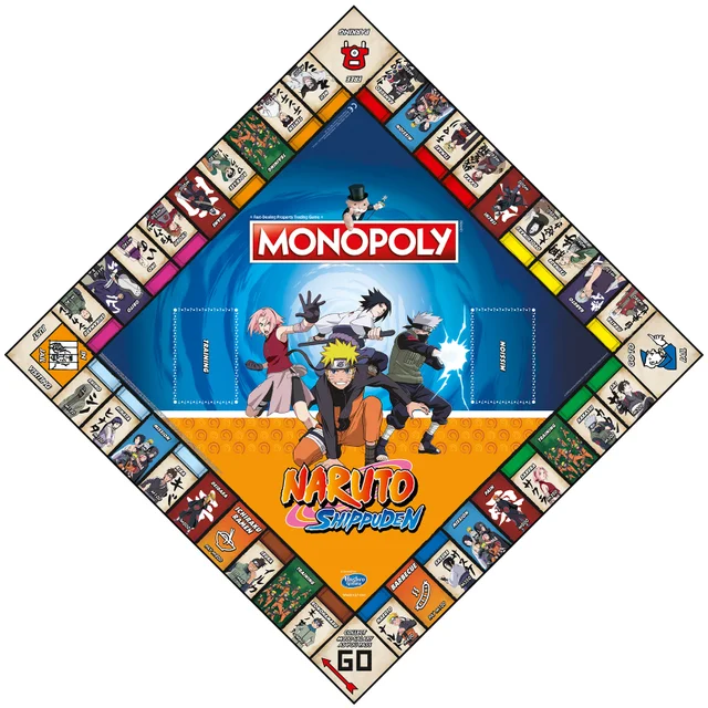 Monopoly Board Game - Naruto Edition (Online Exclusive)