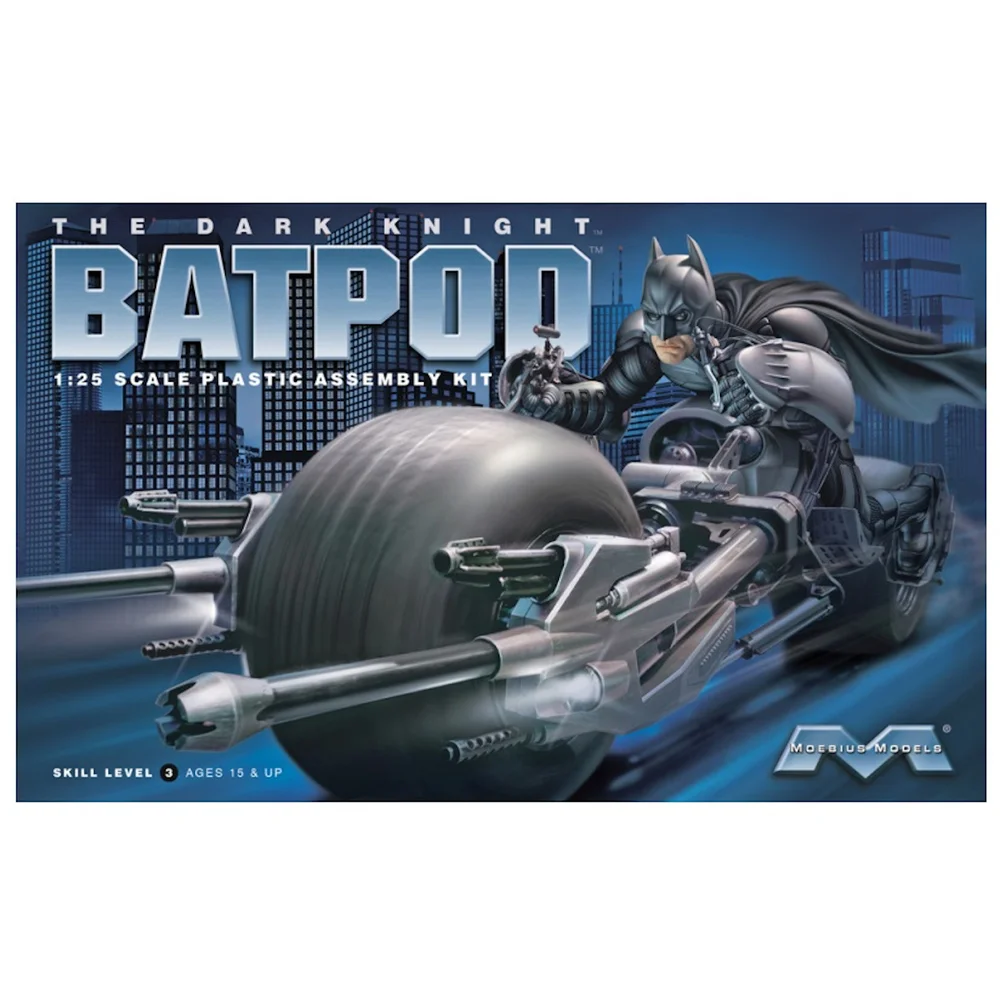 1:25 Dark Knight Bat Pod - Plastic Model Kit Image 1