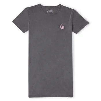 Pokémon Magikarp Make A Splash Women's T-Shirt Dress - Black Acid Wash