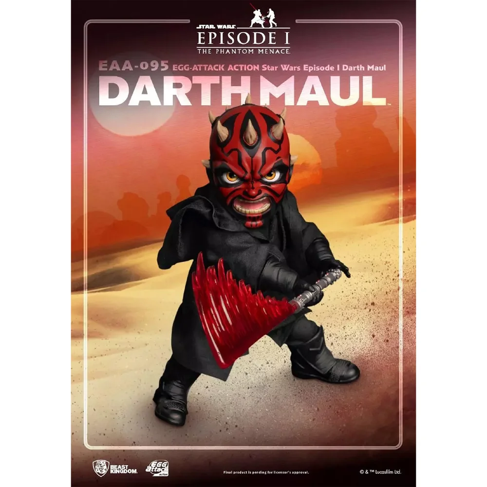 Beast Kingdom The Phantom Menace Egg Attack Action Figure - Darth Maul Image 1