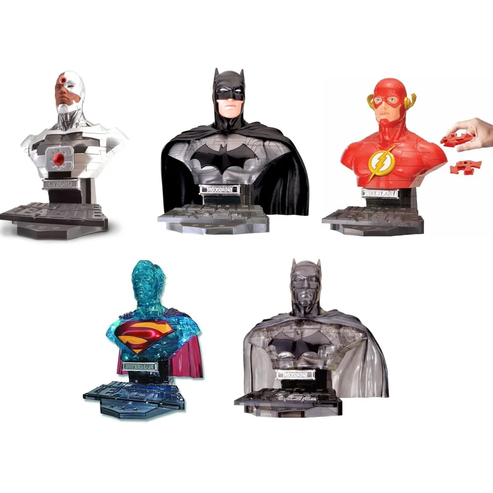DC Comics 72pc 3D Puzzle Bundle (Includes 5 items) Image 1