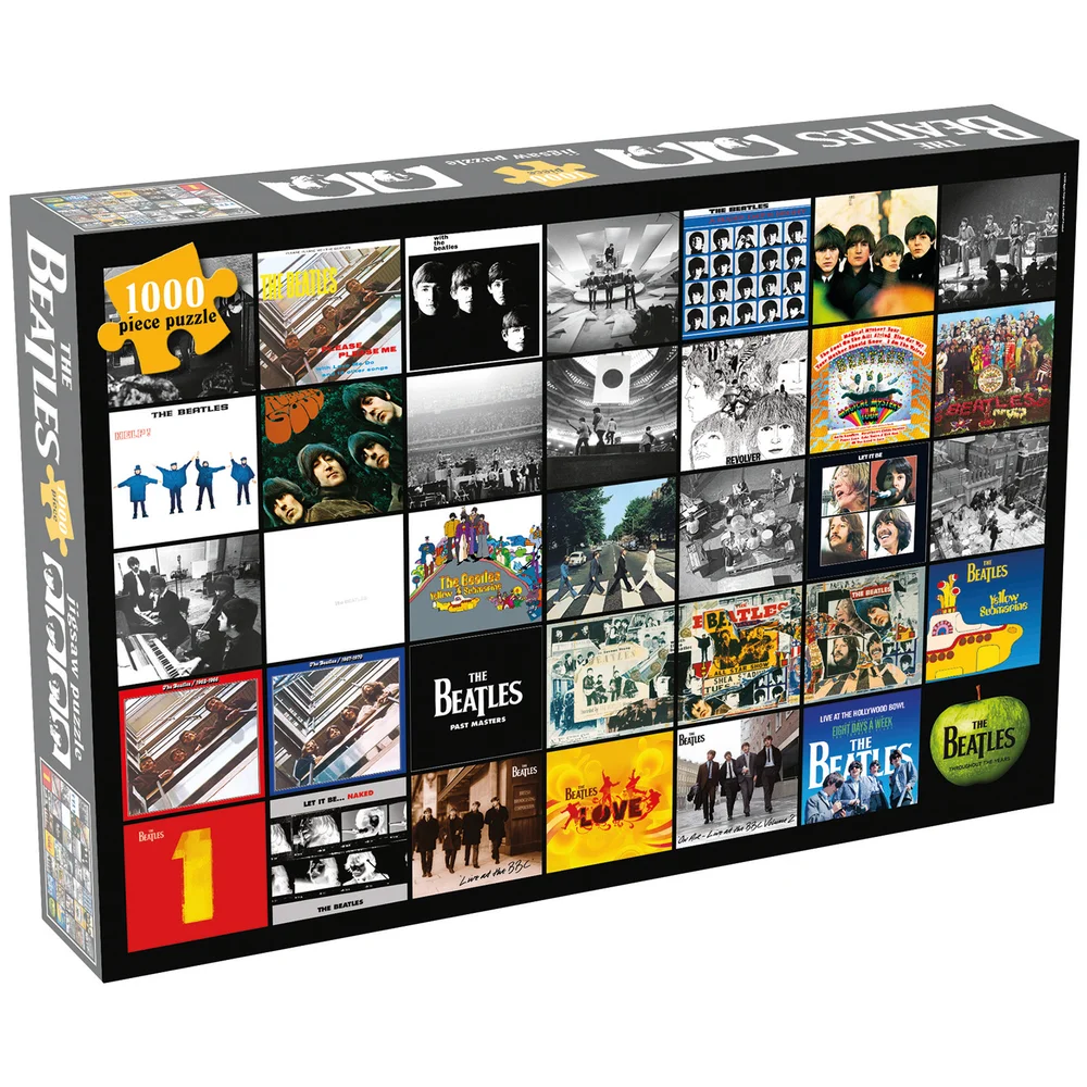 The Beatles Album Cover Collage Jigsaw Puzzle (1000 Pieces) Image 1