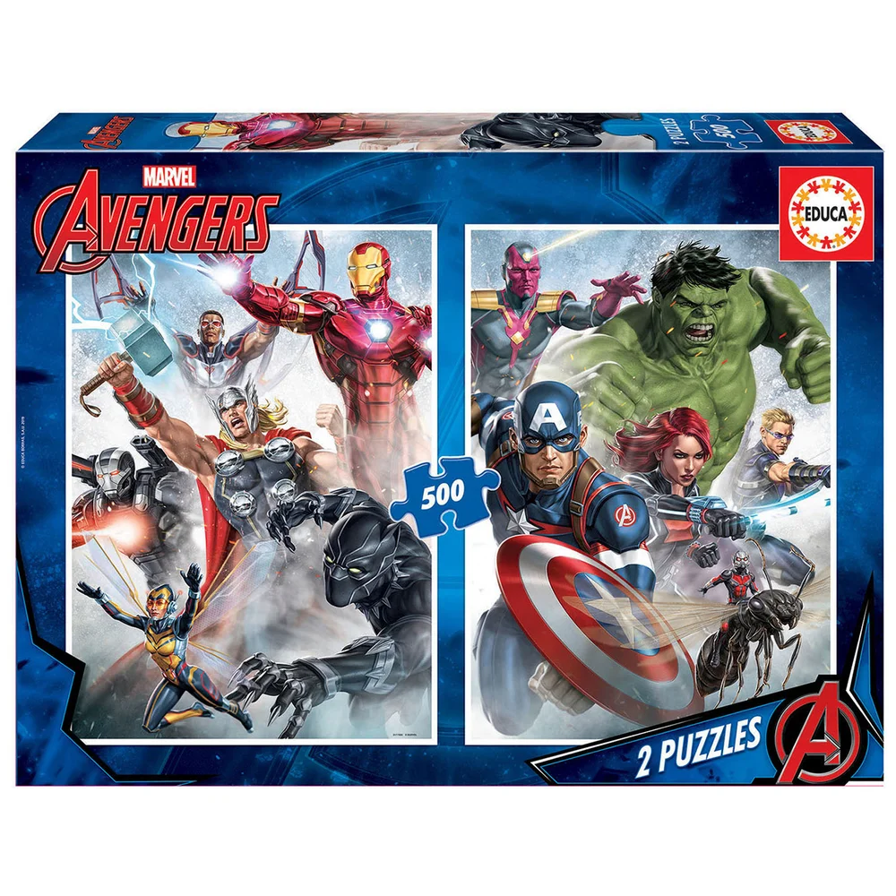 Marvel Avengers 2-in-1 Jigsaw Puzzles (500 Pieces) Image 1