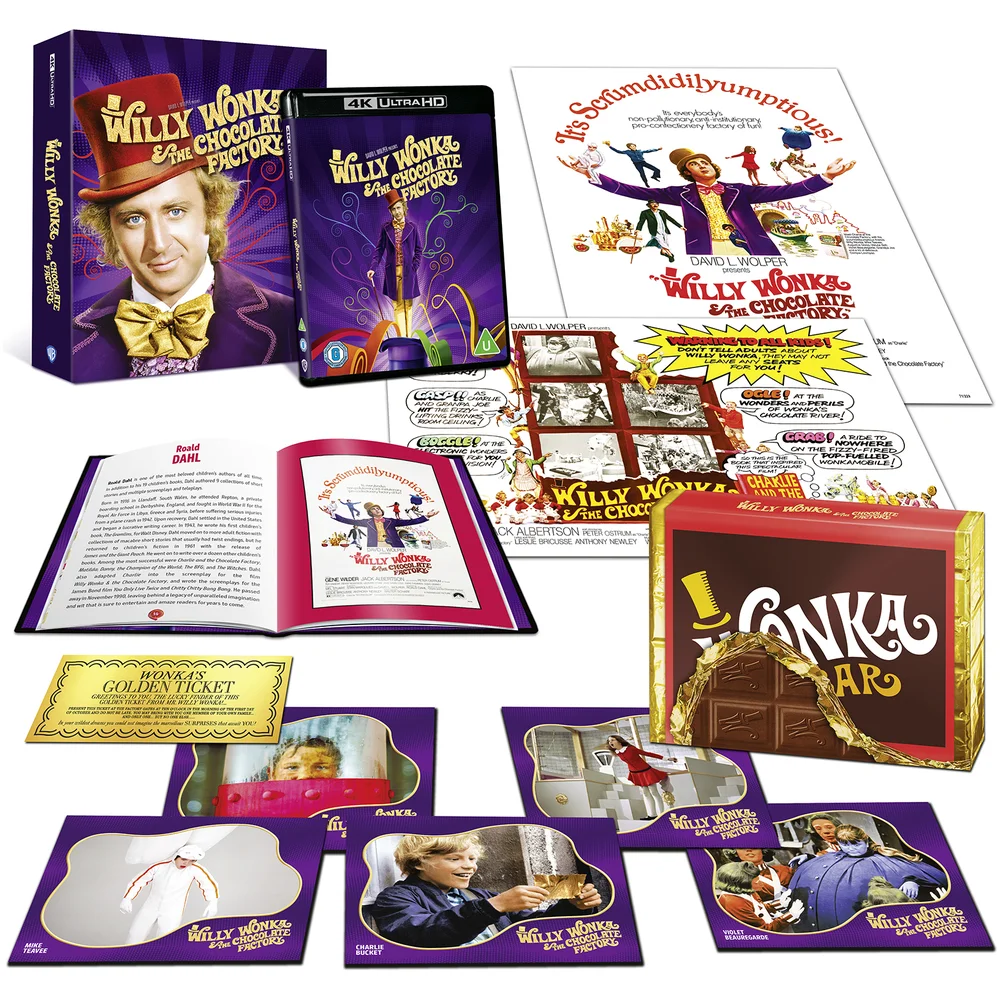 Willy Wonka & The Chocolate Factory Zavvi Exclusive Ultimate Collector's Edition - 4K Ultra HD Image 1