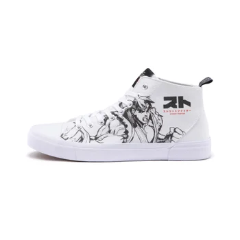 Akedo x Street Fighter High Top - White