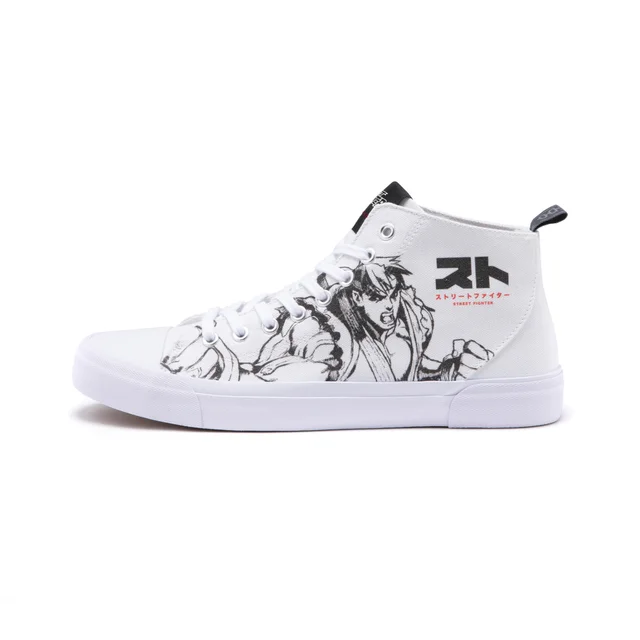 Akedo x Street Fighter High Top - White