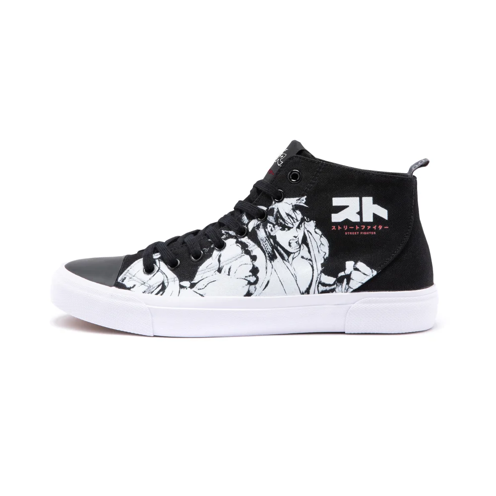 Akedo x Street Fighter High Top - Black - UK3 / EU35.5 Image 1