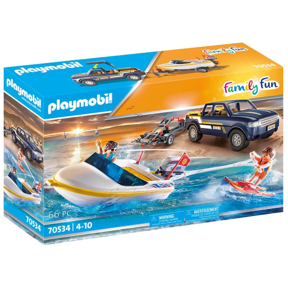Playmobil Pick Up with Speedboat (70534) Image 1