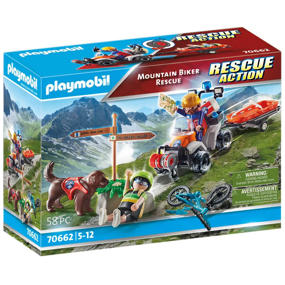 Playmobil Mountain Biker Rescue (70662) Image 1