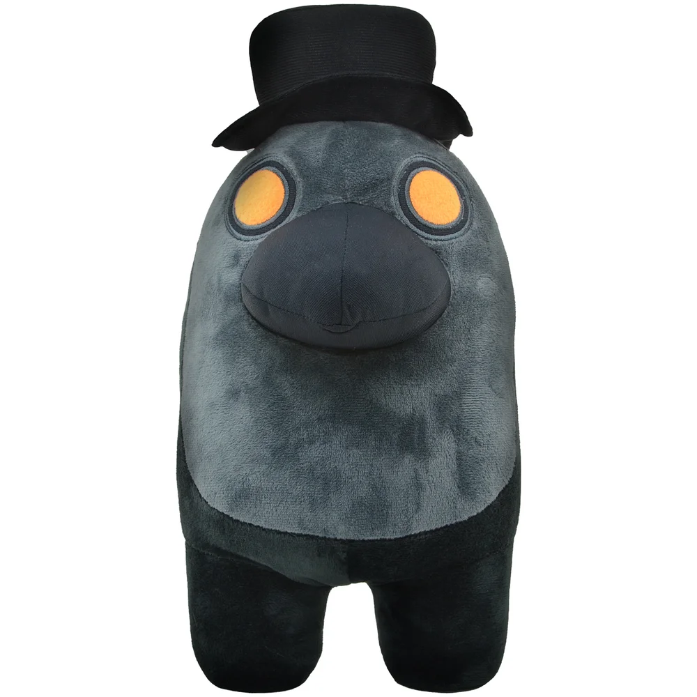 Official Among Us 30cm Plush - Black + Top Hat Image 1