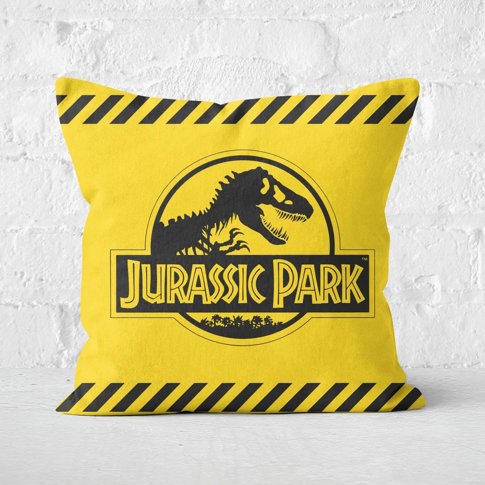 Jurassic Park Tape Square Cushion - 50x50cm - Soft Touch Image 1