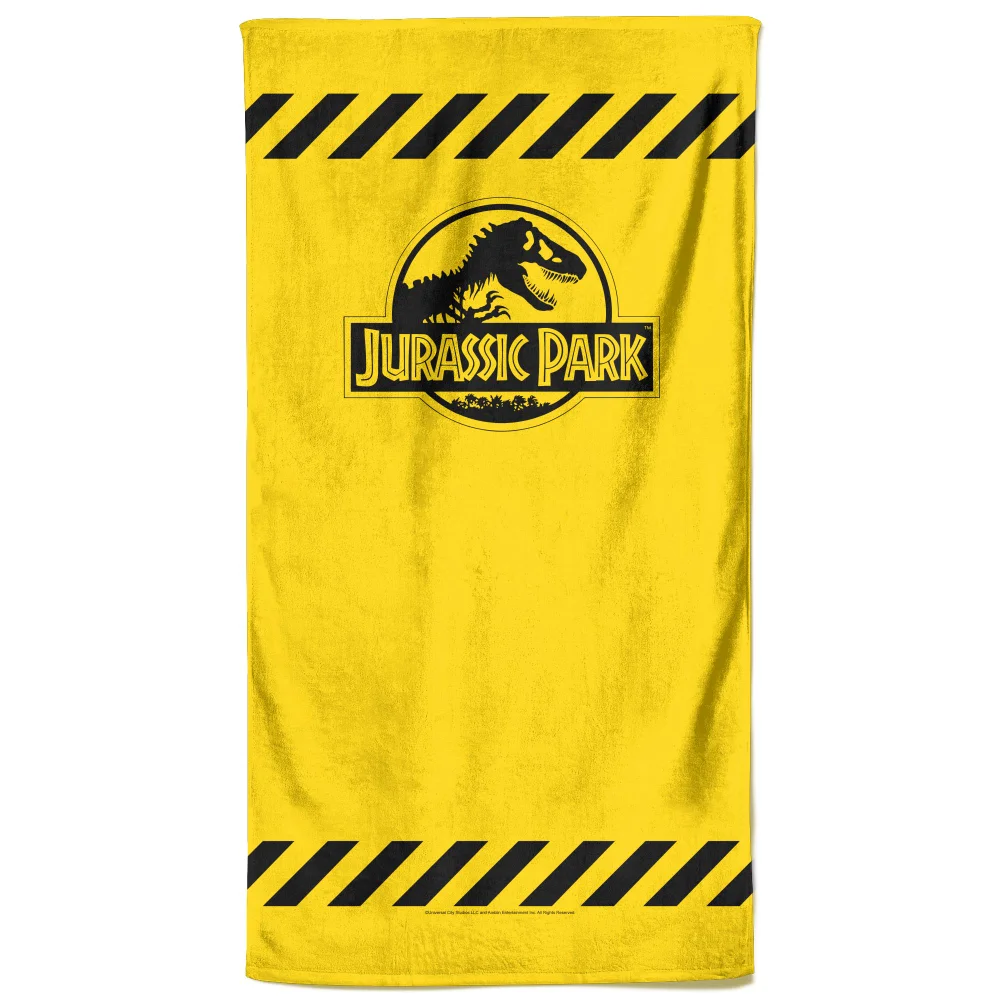 Jurassic Park Tape Beach Towel Image 1