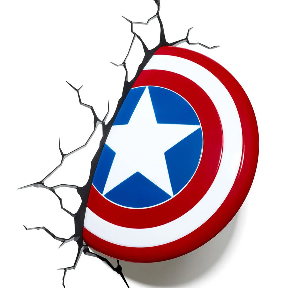 3D Marvel Captain America Light Image 1