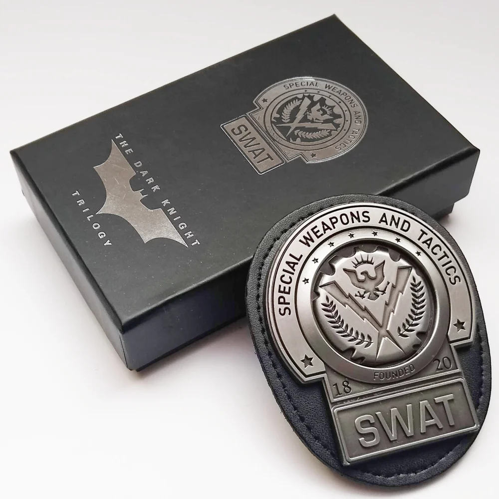 DUST! Batman Nolan Trilogy Limited Edition SWAT Badge Replica - Zavvi Exclusive Image 1